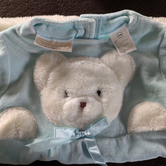 BABY GUND - BABY GIRL'S POLAR BEAR DRESS W/ MUFF - Picture 3 of 4